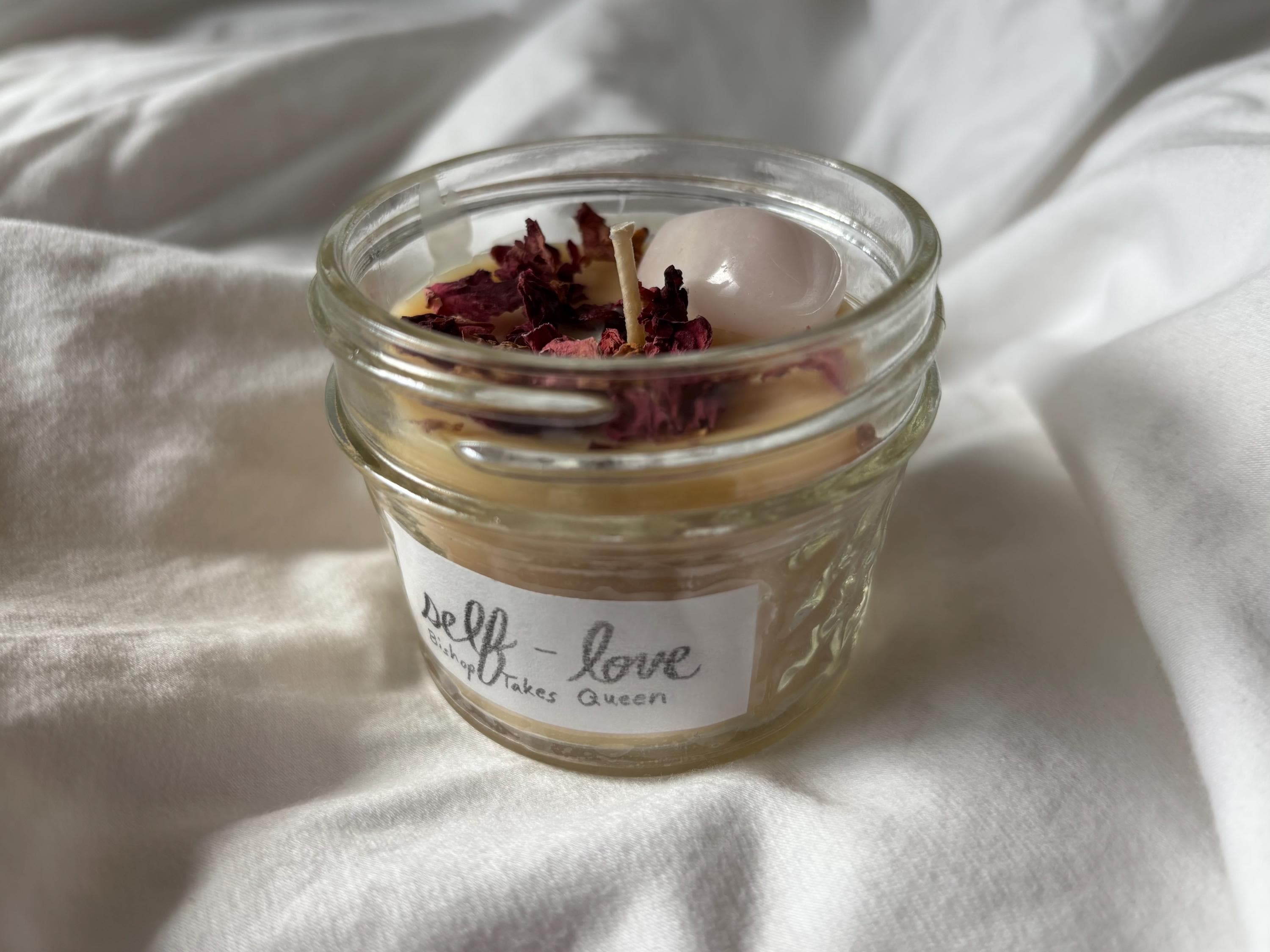 Handmade spell candles - self love, calm