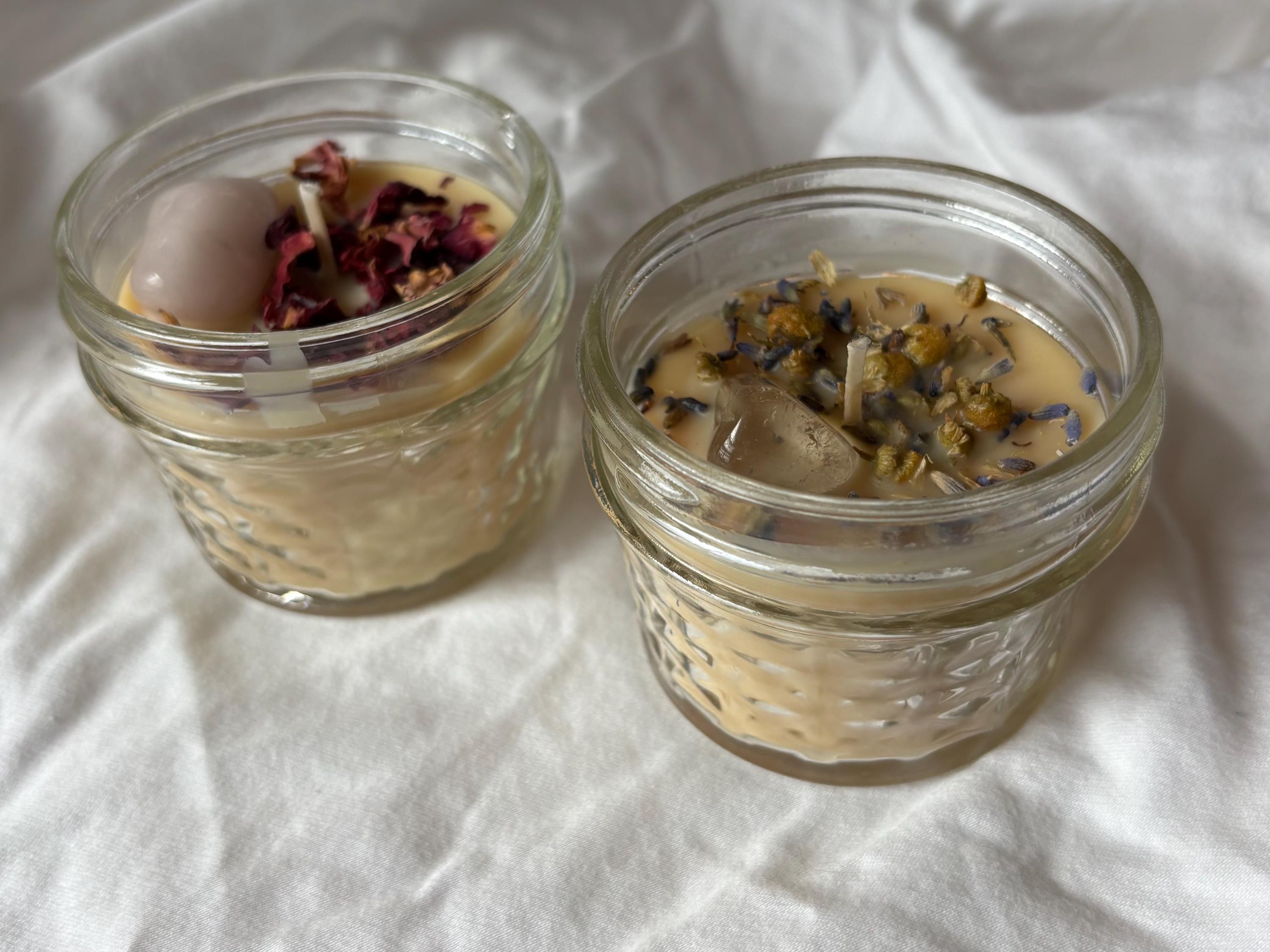 Handmade spell candles - self love, calm