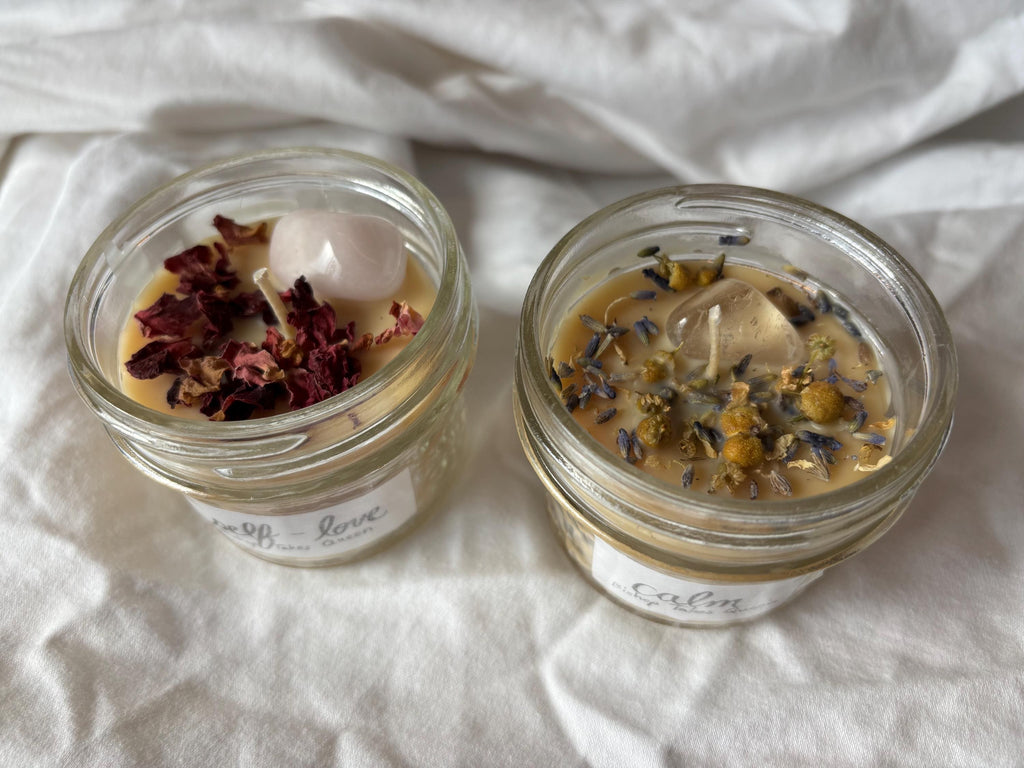 Handmade spell candles - self love, calm